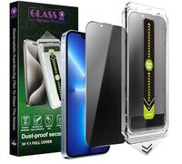 SY SHANGYAN 2-Pack Privacy Anti-Spy Screen Protector for iPhone 16e/13/13 Pro/14 (6.1"),9H Tempered Glass,Full Coverage,Anti-Fingerprint,Auto Dust Removal,Bubble-Free,Easy Fit