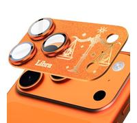 SY SHANGYAN Camera Protector Glass for iPhone 17 Pro Max - Zodiac Libra Design, AR 360° Full Coverage, Scratch & Shock Protection, HD Camera Transparency, Easy Installation, Orange