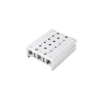 SY3120 SY5120 SY7120 Solenoid Valves Air Exhaust Manifold SS5Y5-2F/3F/4F/5F/6F/7F Pneumatic Base Valve Station with Gaskets(10F,SY5120)