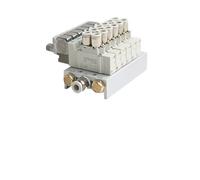 SY5120 Multi-Way Combination Manifold Type Pneumatic Solenoid Valve Control SY5120-5LZD-01 SY5120-6LZD-01 Manifold(SY5120-5LZD-01 8mm)