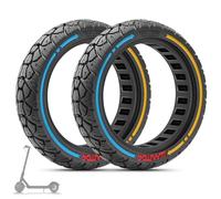 SYACHI 2 PCS 8 1/2 x 2 inch Solid Tyres for Electric Scooter, 50/75-6.1 Tires Compatible with Xiaomi Pro 2 / M365 / M365 Pro / 1S / 3/3 Lite, 8,5 inch Scooter Tyre, Puncture Proof