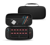 SYACHI Carrying Case for Nintendo Switch 2 Modell 2025, Portable Protective Hard Shell Tragetasche Hülle mit Speicherplatz für 12 Spiele, Tasche Kompatibel mit Switch 2, Konsole & Zubehör