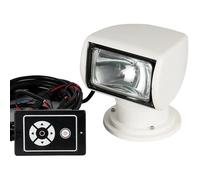 SYAHEiPENG Remote Control Marine Searchlight, 50W 2500LM White 360° Rotation,IP67 Waterproof Portable Sportlight for Boat Truck ATV Yacht Navigation Lamp (24V)