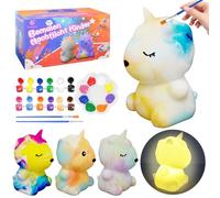SYAKZK Valentines Gifts for Kids, Unicorn Graffiti Night Light, Easter Gifts for Kids, Arts and Crafts for Kids, Unicorn Gifts for Girls, 3 4 5 6 7 8 9 10 Year Old Girl Gifts, Easter Crafts Kits