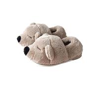 SYALEO Womens Cute Polar Bear Slippers Kawaii Animal Soft Plush Slippers Cozy and Comfortable Winter Warm House Shoes for Adults and Kids
