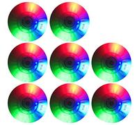 SyangKaitian 8 Piece Upgrade Light up Roller Skate Wheels, Inline Skate Wheels with 16 Bearings LED Light Up Wheels Indoor Outdoor Roller Skate Wheels