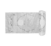 SyangKaitian Personal Protection Resuscitation Face Shields,1 Roll Cardiopulmonary Resuscitation Barrier Disposable Face Shield for Emergency Use