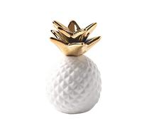 SyangKaitian Pineapple Coin Piggy Bank Decorative Ceramic Pineapples Shaped Cans,Ceramic Pineapple Piggy Bank Cute Piggy Bank Ornaments Pineapple Money Box Home Decor