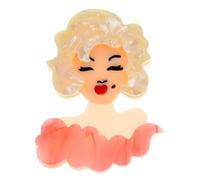 SYAVR Acrylic Marilyn Brooch Handmade Splicing Chest Flower