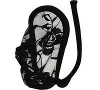 SYAYA Mens c string thongs for Men, Boys C-Shape Thong Underware NNK01, Black Lace, One Size