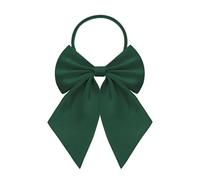 SYAYA Women Pre-Tied Bow Tie for Waitress Uniform, Costume & Choir, Adjustable Neck Bowtie with Clasp for over T-shirts W-B1, Emerald Green, One size