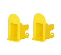 syayw Car Safety Seat Bracket Mount -2 Pieces Connector | ABS Car Seat Interface Latch Guides | Wear-Resistant Isofix Guide Groove Child Installation Aids Latch Interface For Vehicles