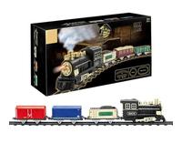 syayw Electric Train Set | Vintage Battery Operated Music Toy With Lights | Funny Party Game Train Toy Set For Home Kindergarten Preschool Nursery Living