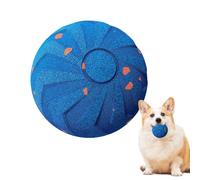 syayw Interactive Ball for Small Dogs,Smart Rotating and Moving Dog Toys | USB Rechargeable Automatic Bouncing Pet Toy Ball for Garden Front Door Patio Garage Park Lawn Backyard