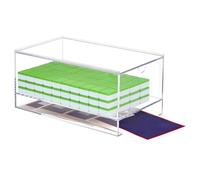 syayw Mahjong Tile Case | Acrylic Clear Mah Jongg Organizer | Mahjong Tiles Organizer Case | For Holidays Casual Gatherings Party Traveling Camping Picnic Women Men Teens Adults