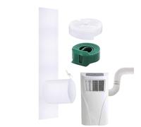 syayw Portable Air Conditioner Window Kit - Sash Window Seal Cloth Waterproof Flexible Energy Saving Kit for Home Living Room Air Conditioner Tumble Dryer