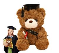 syayw Tedyyy Graduation - Poll Grad Bear Doll for Class Celebration | Soft Plush Animals Souvenaire | Soft Plush Animal Souvenir | Soft Gift for Graduates Decoration College High School Gift