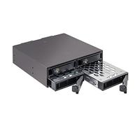 Syba 4 Bay 2.5” SATA Hard Drive Mobile Rack Mount for 5.25" Drive Bays, for HDD SSD SY-MRA25038