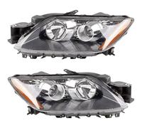 SYBLW Headlight Assembly Electric Compatible With Mazda For CX-7 For CX7 2007 2008 2009 2010 2011 2012 2013 2014 2pcs Front Bumper Headlight Headlamp Head Light Head Lamp