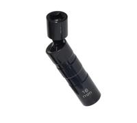 SYBLW Spark Plug Wrenches 16mm Car Repair Tool Sparks Plugs Socket Wrench Adapter 12-Point 3/8inch Drive Magnetic for Spark Plug Socket Spanner(Black)