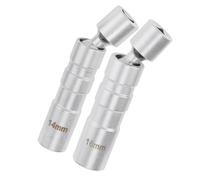 SYBLW Spark Plug Wrenches 2pcs 16mm Vehicle Engines Magnetic for Spark Plug Socket for Wall Ignition Removal Tools 12-Point Compatible with BMW