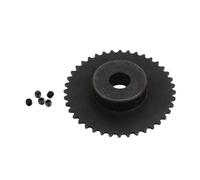 SYBNIKOLF Gears,Motor Pinion Gear, 1pc 04C Chain Gear 45# Steel 40 Teeth Industrial Sprocket Wheel With Top Wire Bore 8mm-19mm(16mm)