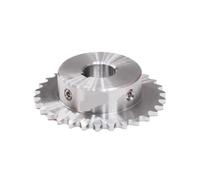 SYBNIKOLF Tooth Roller Chain Sprocket 1pc 40 Teeth 04C 304 Stainless Steel Industrial Drive Sprocket Wheel Chain Gear(14mm(keyway 5x2.3mm))