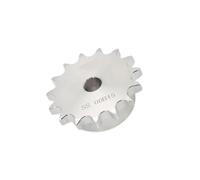 SYBNIKOLF Tooth Roller Chain Sprocket 1Pcs 10-25 Tooth Stainless Steel 08B Chain Drive Sprocket Chain Gear Pitch 12.7mm(16 Teeth)