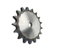 SYBNIKOLF Tooth Roller Chain Sprocket 1Pcs 41-45 Tooth Pitch 12.7mm A3 Steel 08B Chain Drive Flat Sprocket Roller Chain Gear(42 Teeth)
