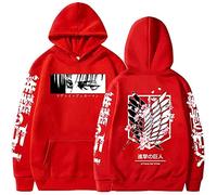 Sybnwnwm Attack on Titan Hoodie Levi Ackerman Pullover Wings of Freedom 3D Print Long Sleeves Hooded Sweatshirt Hoodies