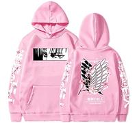 Sybnwnwm Attack on Titan Hoodie Levi Ackerman Pullover Wings of Freedom 3D Print Long Sleeves Hooded Sweatshirt Hoodies