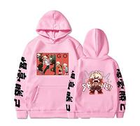 Sybnwnwm No Hero Academia Hoodie My Hero Academia Bakugou Katsuki Sweatshirts Hooded Hoodies Sweatshirts, Pink, S