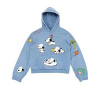 Sybnwnwm Pink Hoodie Women y2K Hoodies Cute Cats Puppy Print Graphic Sweatshirt Hooded Pullover Streetwear, G-blue, M