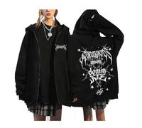 Sybnwnwm Stray Kids Hoodie Zip up Baggy Jacket Felix Bang Chan Lee Know Han Kpop Zipper Sweatshirt Women A-black