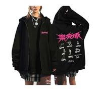 Sybnwnwm Stray Kids Hoodie Zip up Oversizd Felix Bang Chan Lee Know Han Zipper Sweatshirts Jacket Women