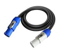 SYBRCHATF PowerCon Power Cable AC PowerCon Input to PowerCon Output 12AWG 3 Pin Power Extension Cable for LED Screen Beam Moving Head Light, Stage Light Power,Audio Video Equipment and More-1M/3FT