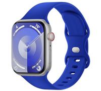 Sycamond Silicone Band Compatible with Apple Watch 41mm 40mm 38mmm, Replacement Sport Strap Wristband for iWatch Series SE 10 9 8 7 6 5 4 3 Ultra 2 1 Women Men, M/L Klein Blue