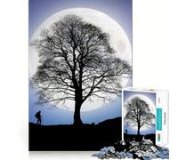 Sycamore Gap Tree 1000 Piece Jigsaws for Adults Puzzle Intellect Toy Relaxing Fun Quality Cut Fine Art Piece (50x75cm)