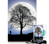 Sycamore Gap Tree Jigsaw Puzzles 1000 Pieces for Adults Think Smart Toy Indoor Play Accurate Cut Lovely Gift (38x52cm)