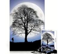 Sycamore Gap Tree Jigsaw Puzzles 1000 Pieces for Adults Think Smart Toy Indoor Play Accurate Cut Lovely Gift (38x26cm)