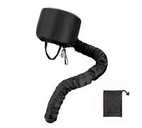 SYCASE Bonnet Hood Hair Dryer Attachment Adjustable Hand Free Drying Cap for Universal Hand Held Hair Dryer Portable Hair Dryer Cap for Care Deep Condition Fits All Head Sizes (with Storage Bag)