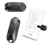 Sycelu K2 RF Remote Control Page Turner for Kindle Paperwhite Accessories Ipad Reading Kobo Surface Comics/Novels iPhone Tablets Android Taking Photos Camera Video Recording Remote (Black)