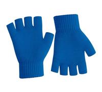 SycloPak Blue Fingerless Gloves for Men Women Heat Holder Knitted Winter Gloves, Mens Gloves Ladies Mittens, Thermal Fingerless Glove,Touchscreen Warm Accessories