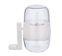 SYCOOVEN Nut Chopper Manual Nut Grinder Hand Crank For All Nuts Walnut Pecans, Hand Held Food Shredder Cutter Mincer Food Shredder Tool for Vegetables Fruits Nuts(White)