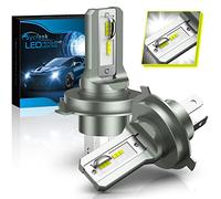 Sycreek H4 LED Headlight Bulbs,16000LM 6500K Cool White,H7 Headlight for Car High or Low Beam Conversion Kit,IP68 Waterproof Plug and Play,2 H4 Headlight Bulbs