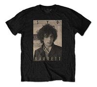 Syd Barrett Sepia Official Tee T-Shirt Mens Unisex (Large) Black