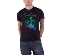 Syd Barrett T Shirt Psychedelic Guitar Logo Pink Floyd new Official Mens Black