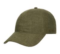 Stetson Sydell Baseball Cap Linen UV Protection Lightweight Strapback Unisex Summer Winter Olive M (56-57 cm)