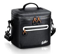 Sydioor 16 Can Cool Bag Insulated - Portable Mini Cooler bag Waterproof & Leakproof Thermal Lunch Bag for Camping, Picnic, Beach, BBQ, Gift for Men & Women, Carbon Black