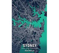 Sydney Australia: 6x9 Lined Journal | Memory Book | Travel Journal | Diary To Record Your Thoughts | Graduation Gift | Teacher Gifts | Dark Blue and ... People Who Love To Travel | Sydney Australia
